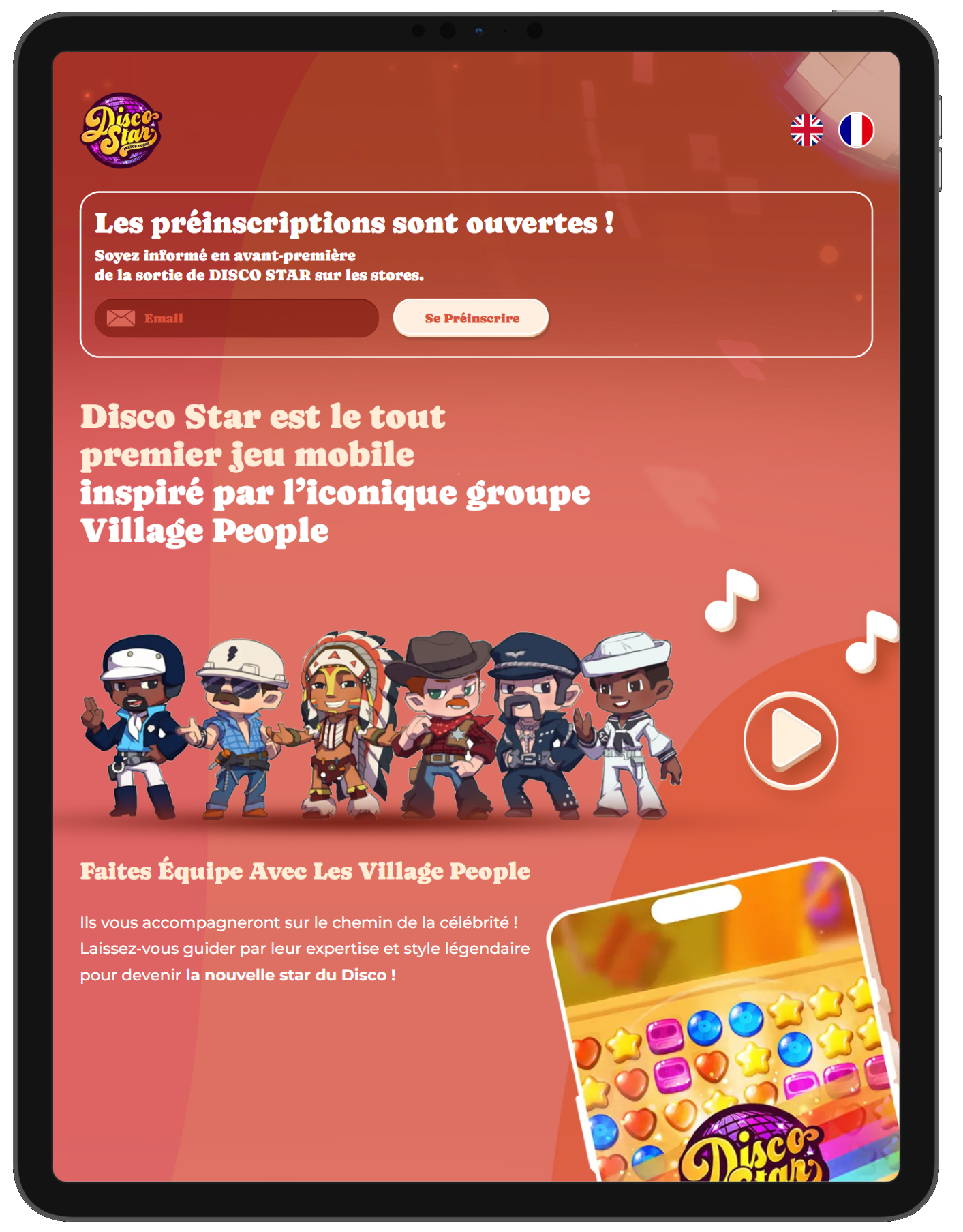 Disco Star - Version iPad